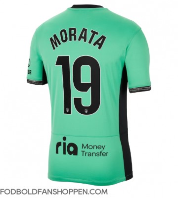 Atletico Madrid Alvaro Morata #19 Tredjetrøje 2023-24 Kortærmet